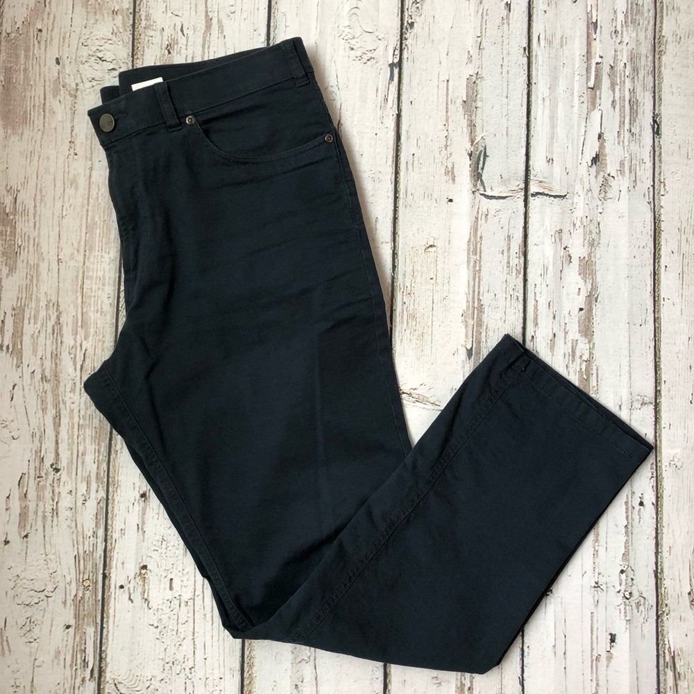 Haggar H26 Navy Blue Khaki Dress Pants 38x32 Chino